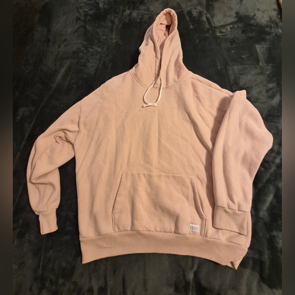 Hollister Super Soft Light Pink Oversized Hoodie